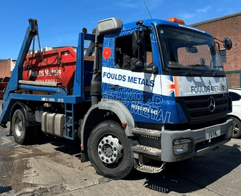 Free Scrap Metal Skip Hire In Fleetwood – Foulds Metals LTD